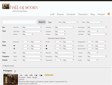 Tablet Screenshot of hallofbeorn.com
